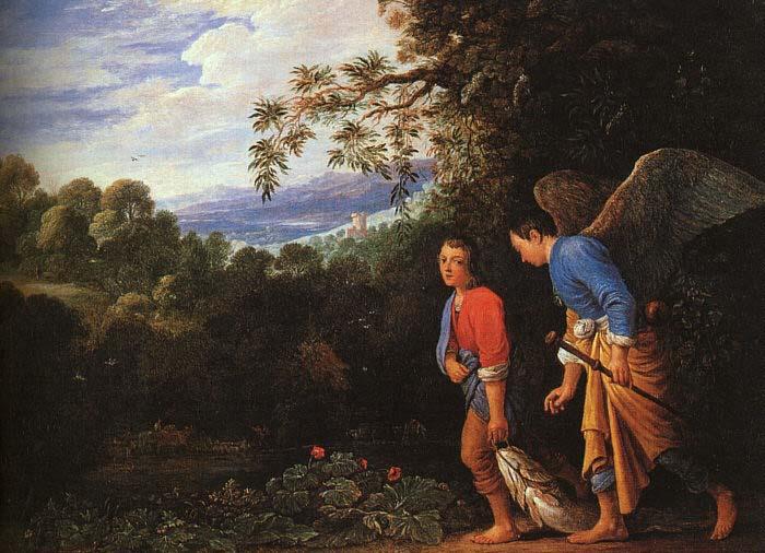 Adam Elsheimer Copy after the lost large Tobias and the Angel oil painting image